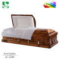 Hot sale american style solid wood coffin